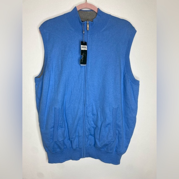 Bobby Jones Other - NWT BOBBY JONES Blue Zip-Up Vest